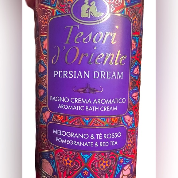 Tesori L’Oriente Persian Dream Aromatic Bath Cream Pomegranate & Red Tea 16.9 fl - Picture 4 of 9
